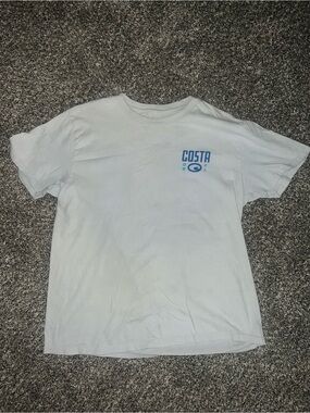 Costa Short-Sleeve Light Blue Logo Tee